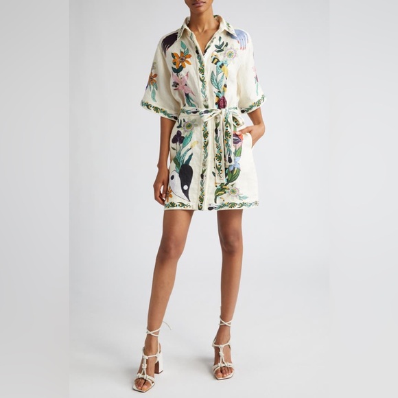 Host Pick x2  White Dragon  mini shirt dress - Picture 2 of 13
